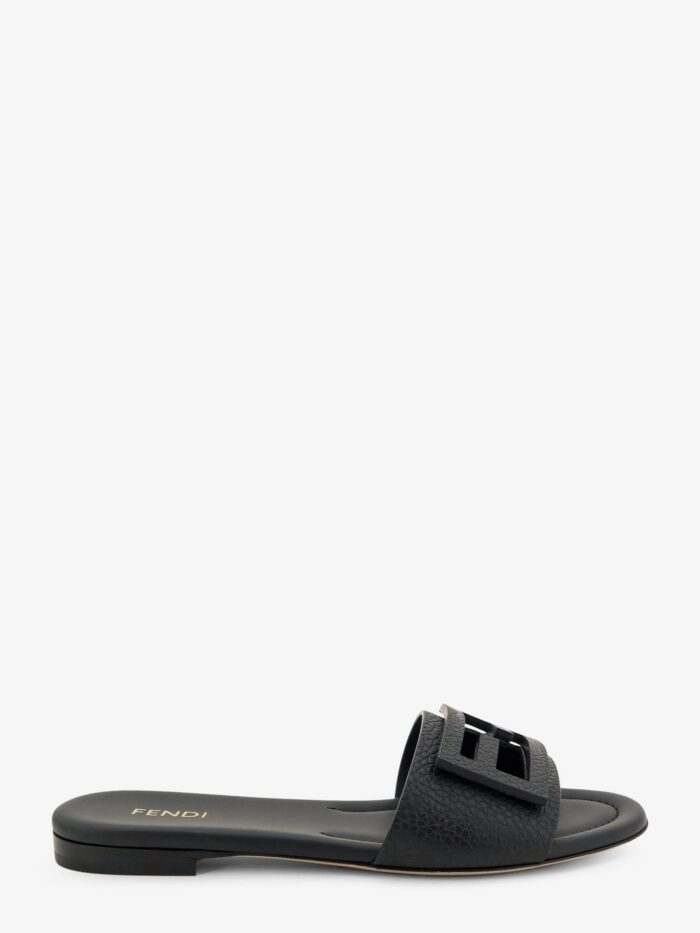Fendi Leather Tube Sandals