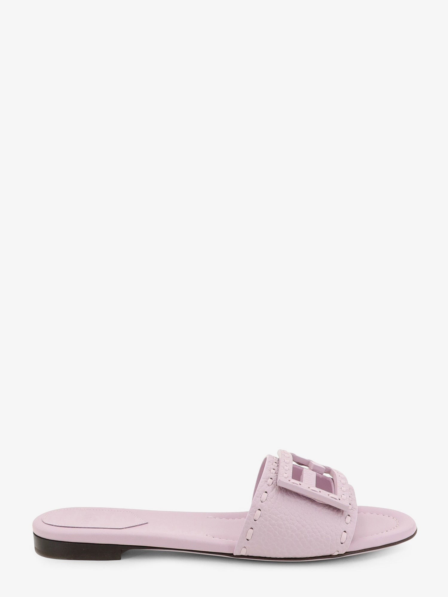 Fendi Leather Tube Sandals