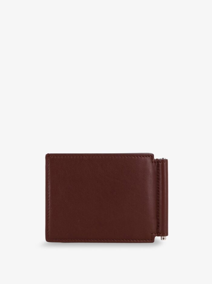 Brunello Cucinelli Leather Wallet With Engraved Logo