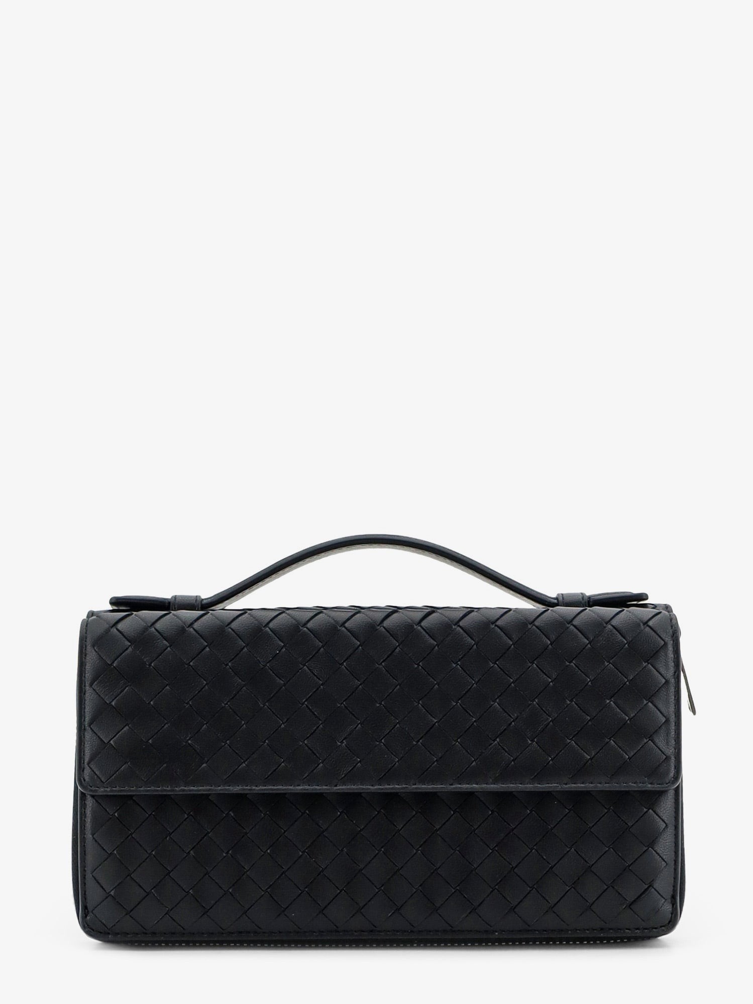 Bottega Veneta Leather Wallet With Intrecciato Pattern