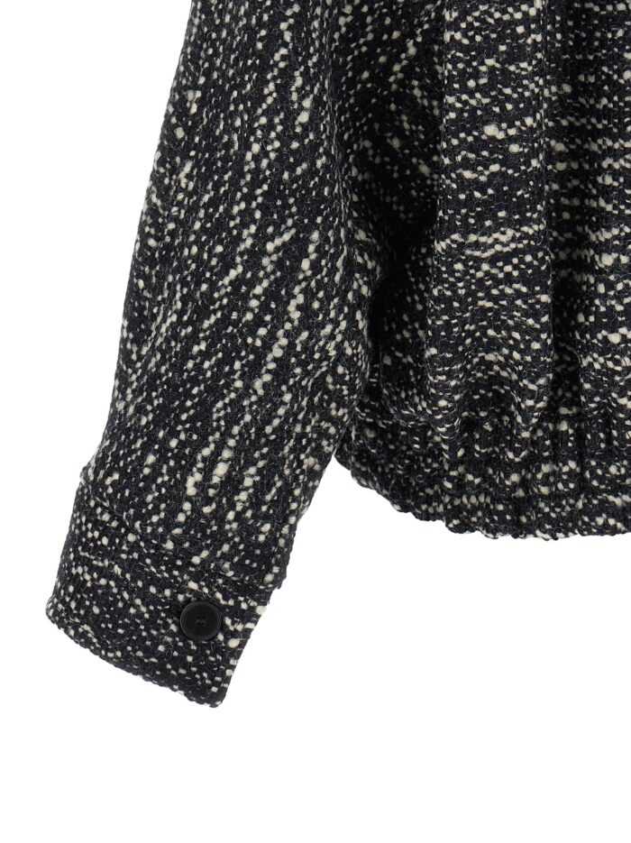DARKPARK 'Lee' Bouclé Wool Bomber Jacket