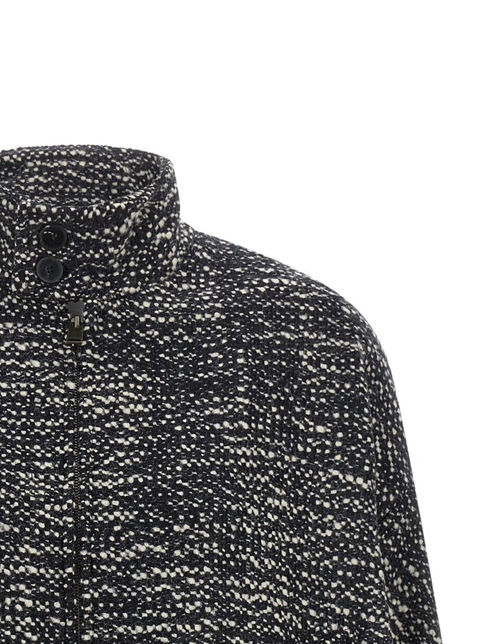 DARKPARK 'Lee' Bouclé Wool Bomber Jacket