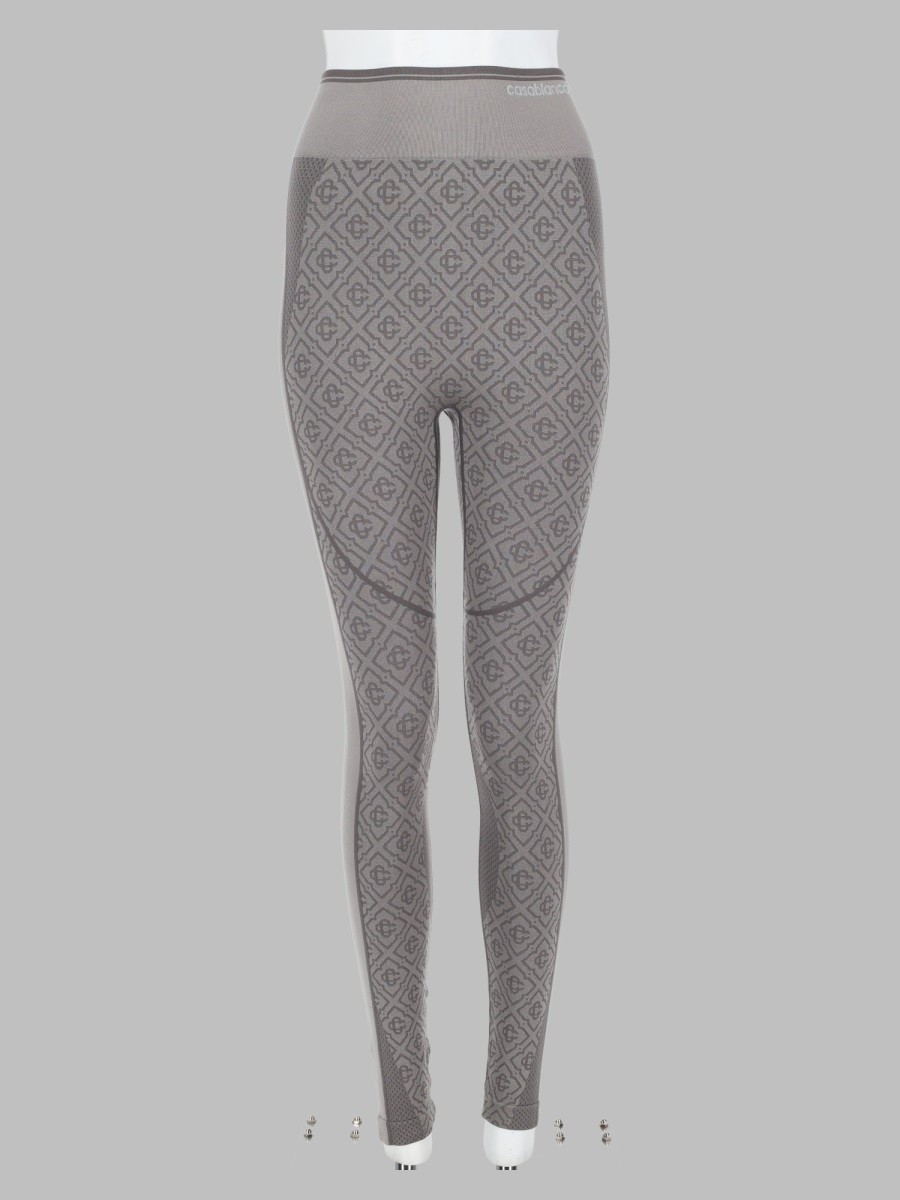 CASABLANCA Leggings Senza Cuciture Con Motivo Monogram