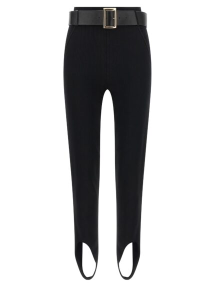 SELF PORTRAIT Stretch Viscose Blend Leggings
