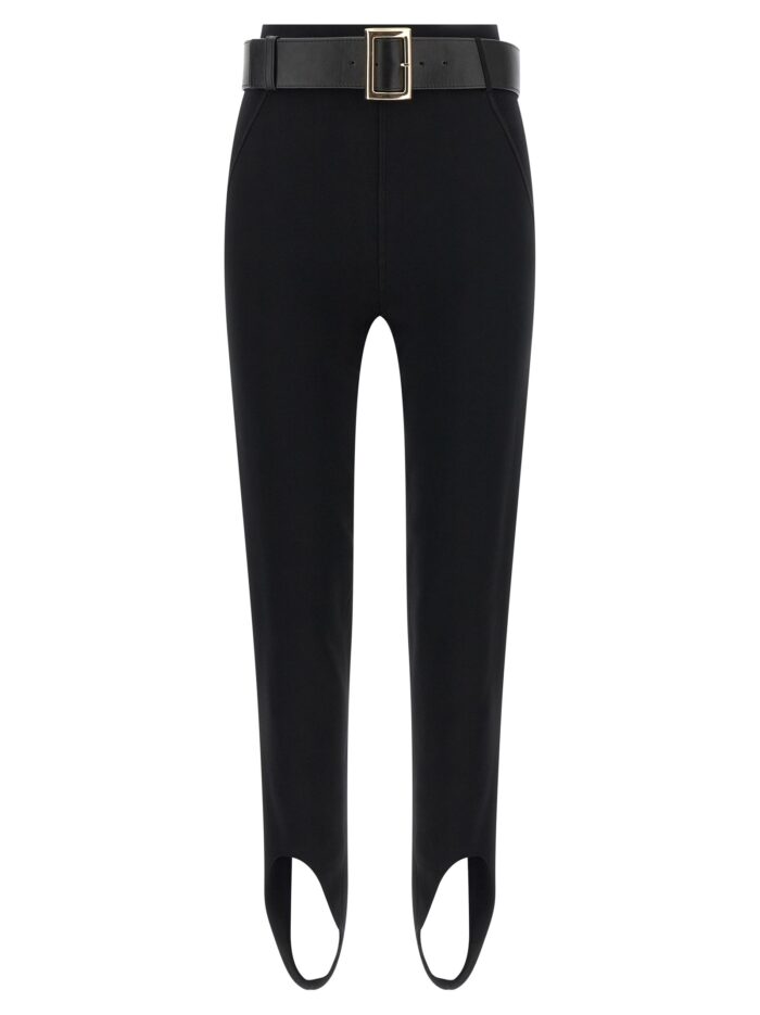 self portrait stretch viscose blend leggings SELF PORTRAIT Stretch Viscose Blend Leggings
