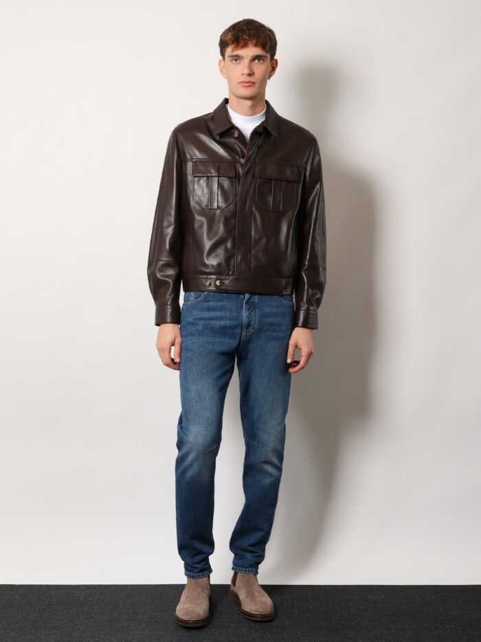 Brunello Cucinelli Leisure Fit Cotton Jeans