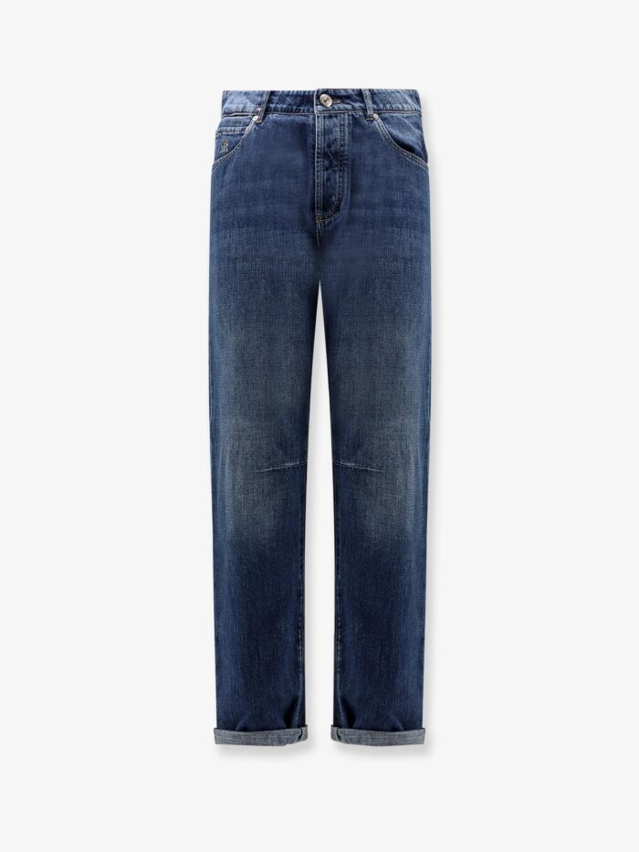 brunello cucinelli leisure fit cotton jeans Brunello Cucinelli Leisure Fit Cotton Jeans