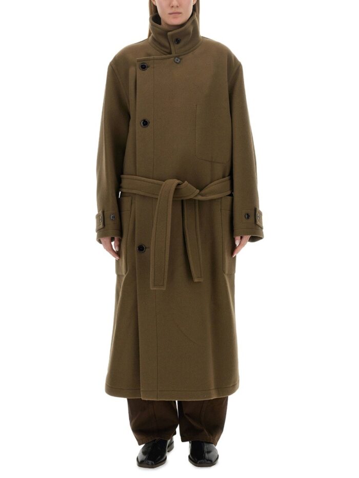 lemaire belted coat LEMAIRE BELTED COAT
