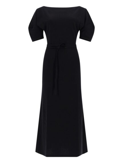 LEMAIRE COTTON AND LINEN MIDI DRESS