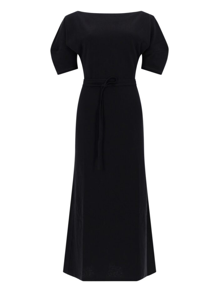 LEMAIRE COTTON AND LINEN MIDI DRESS