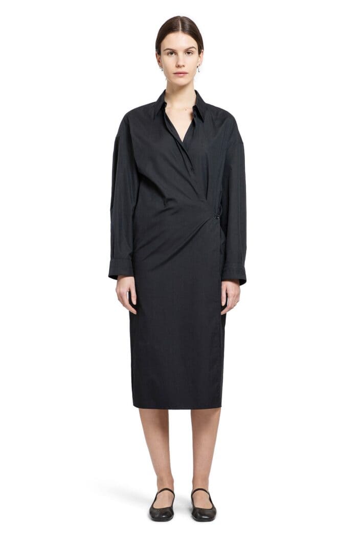 LEMAIRE Drawstring Shirt Dress