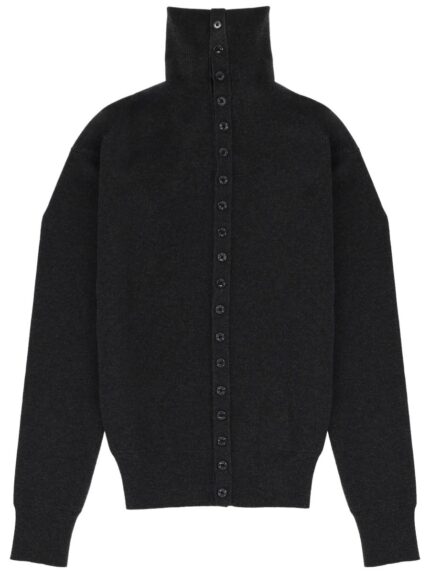 LEMAIRE HIGH COLLAR CARDIGAN