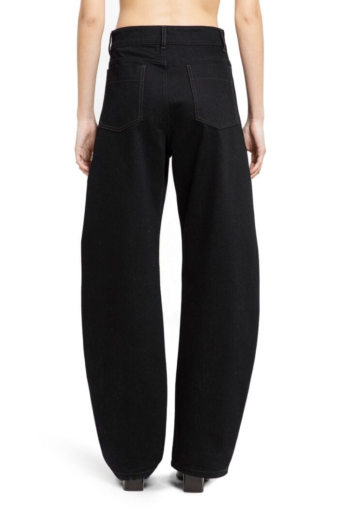 LEMAIRE High-waisted Curved Denim Pants