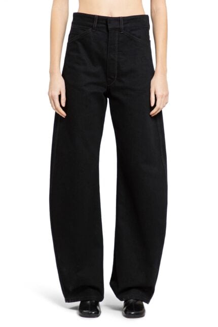 LEMAIRE High-waisted Curved Denim Pants