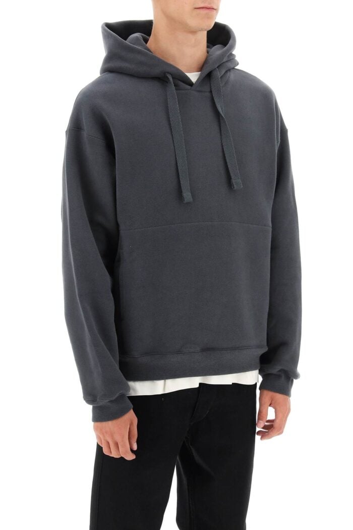 Lemaire Hoodie In Fleece-back Cotton