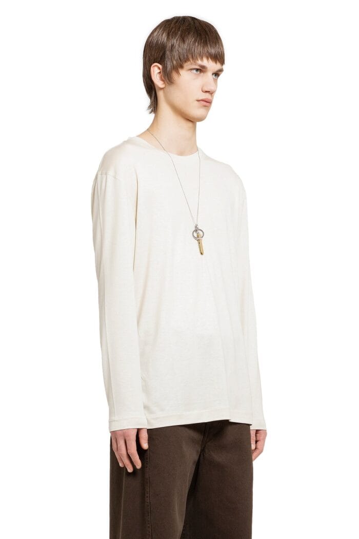 LEMAIRE Long Leeve T-shirt In Silk Jersey