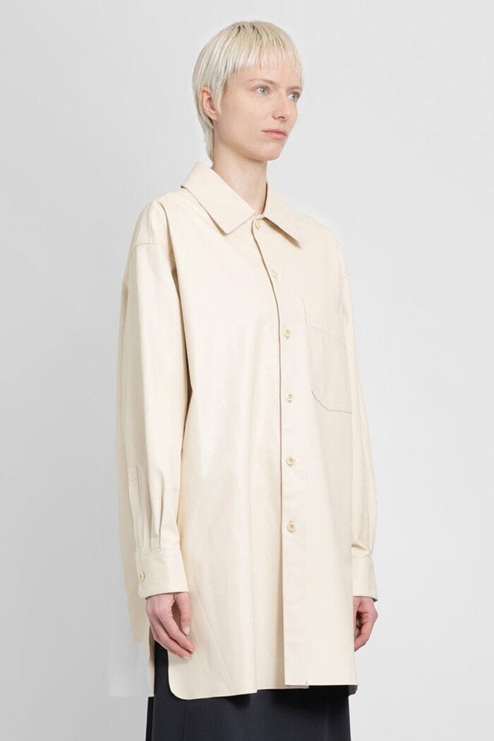 LEMAIRE Loose Overshirt In Nappa Cow Leather