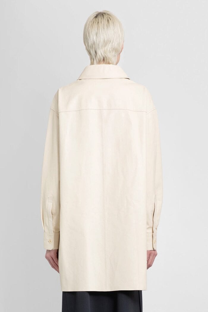 LEMAIRE Loose Overshirt In Nappa Cow Leather