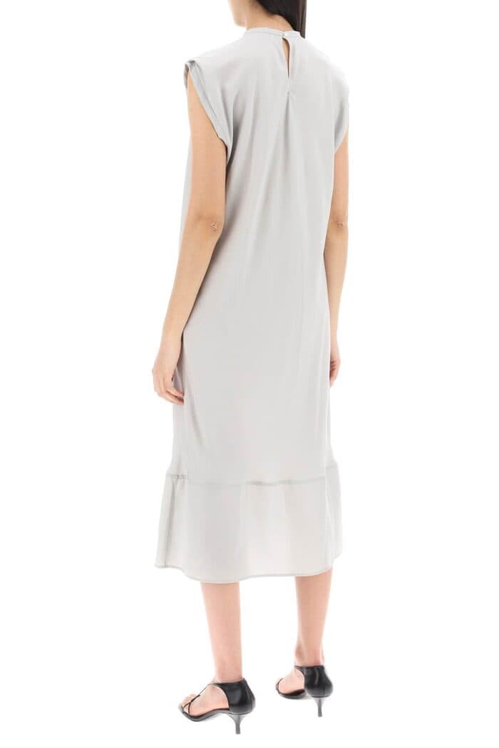 LEMAIRE Midi Dress With Diagonal Cut In