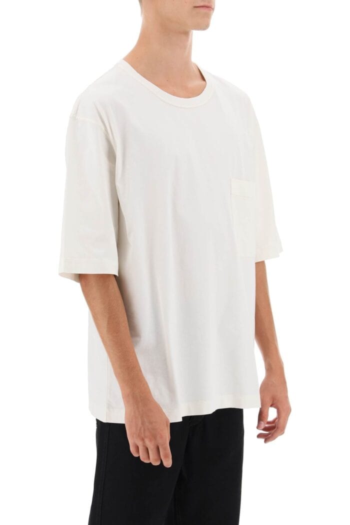 Lemaire Oversized T-shirt With Patch Pocket