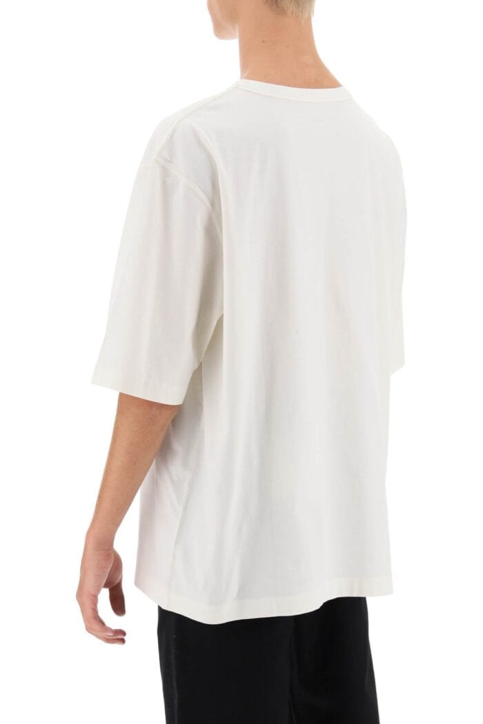 Lemaire Oversized T-shirt With Patch Pocket