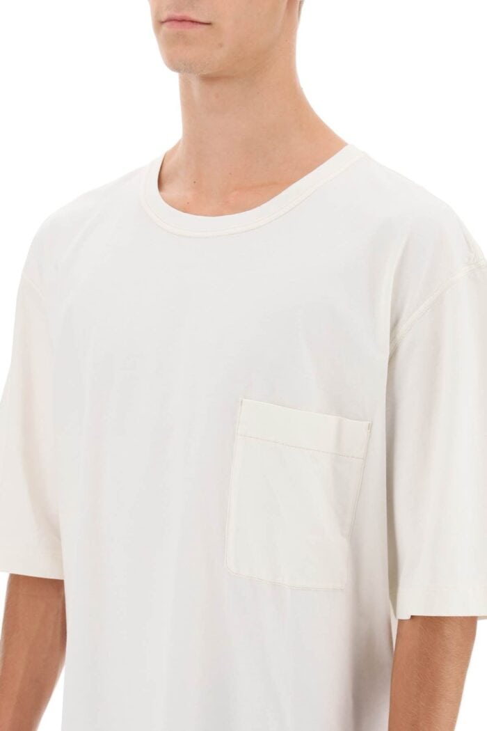 Lemaire Oversized T-shirt With Patch Pocket