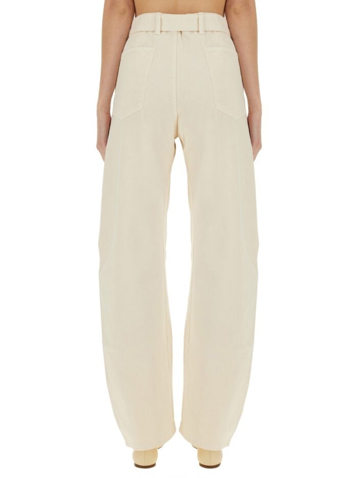 LEMAIRE PANTS WITH "TWISTED" BELT