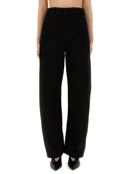 LEMAIRE PANTS WITH "TWISTED" BELT