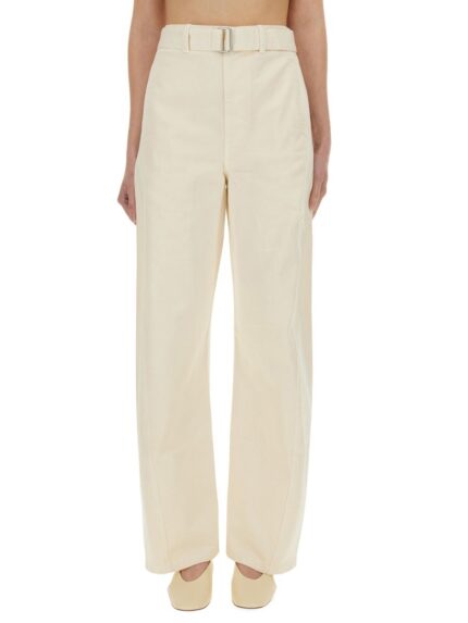 LEMAIRE PANTS WITH "TWISTED" BELT
