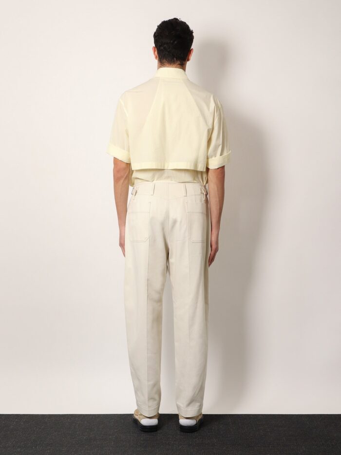 LEMAIRE Pleated Carrot Denim Trouser