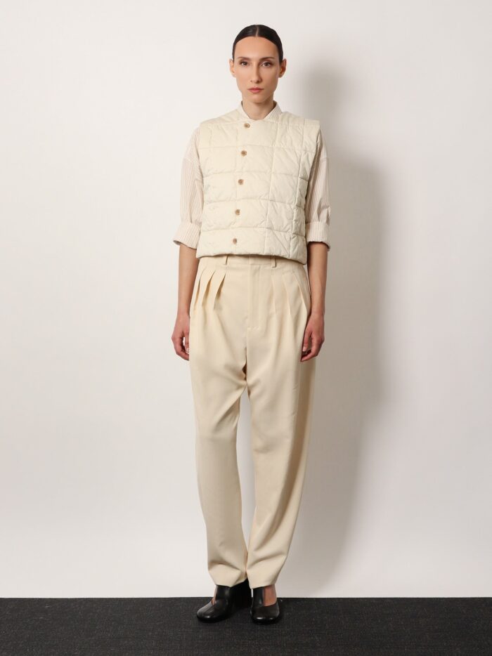 LEMAIRE Pleated Tailored Wool Blend Trouser