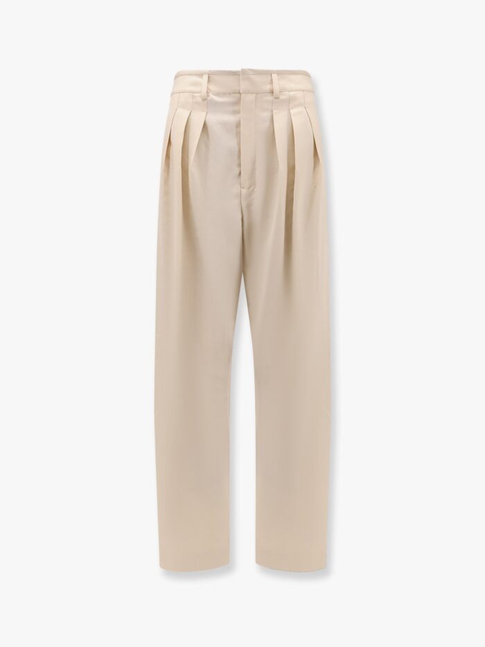 LEMAIRE Pleated Tailored Wool Blend Trouser
