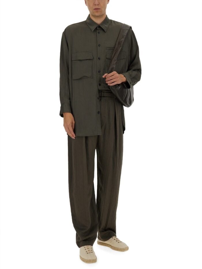 LEMAIRE RELAXED PANTS WITH BELT