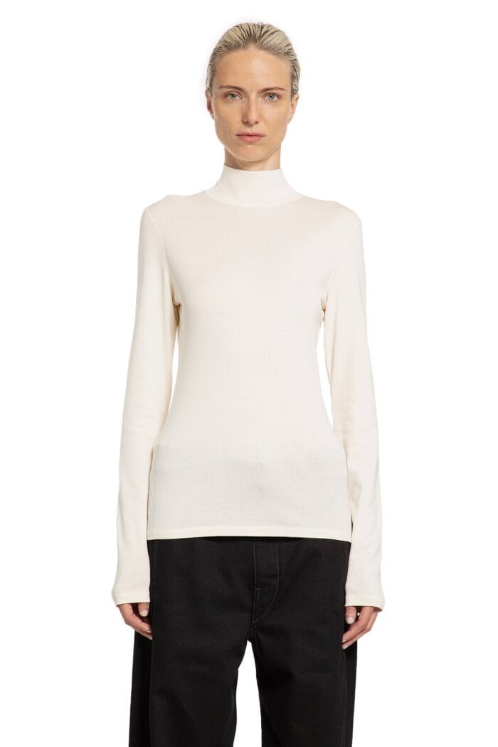 LEMAIRE Rib Turtleneck Long Sleeve Top