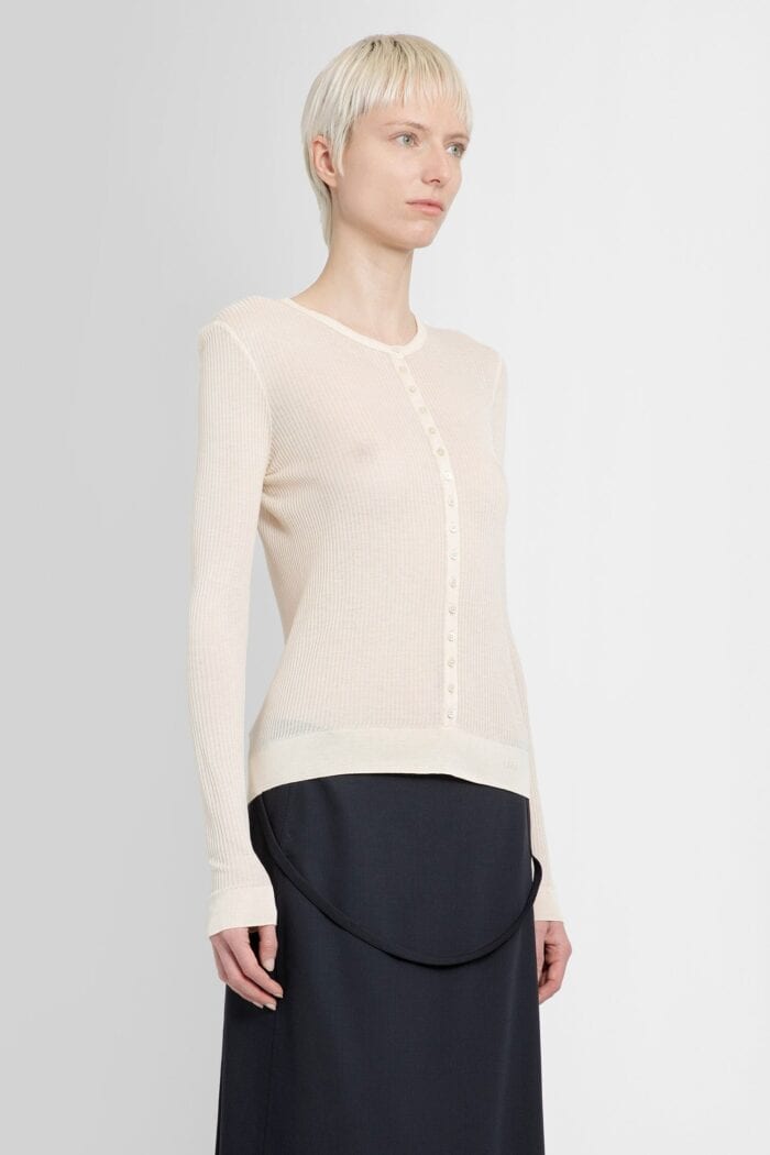 LEMAIRE Seamless Rib Top In Viscose Silk