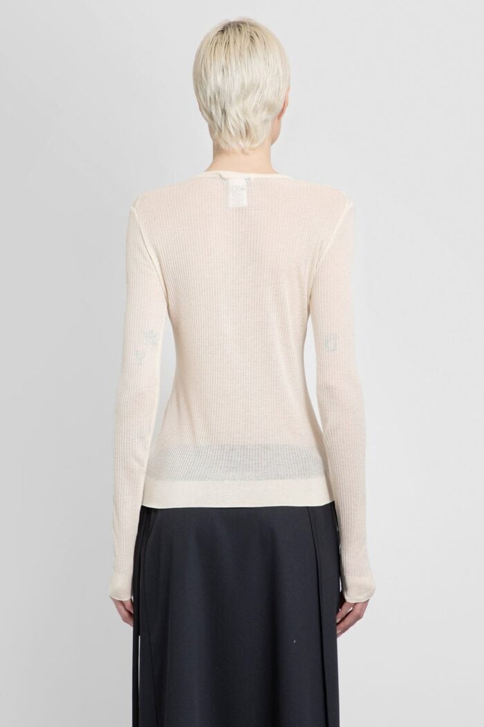 LEMAIRE Seamless Rib Top In Viscose Silk