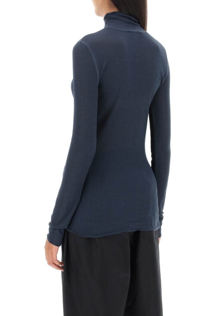 Lemaire Seamless Silk Turtleneck Sweater