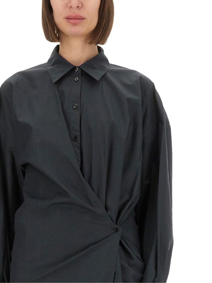 LEMAIRE "STRAIGHT COLLAR TWISTED" DRESS