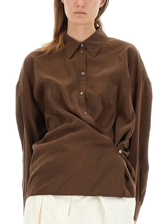 LEMAIRE STRAIGHT TWISTED COLLAR SHIRT