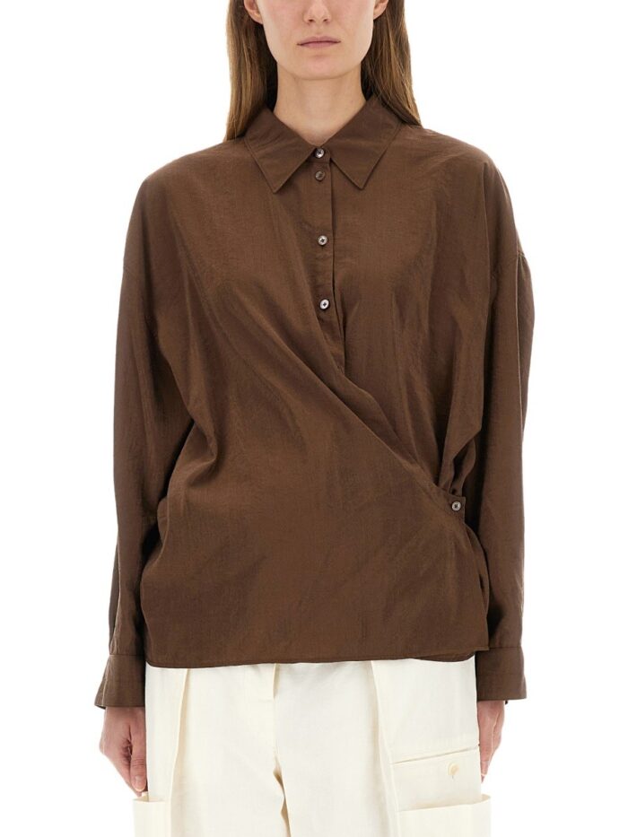 LEMAIRE STRAIGHT TWISTED COLLAR SHIRT