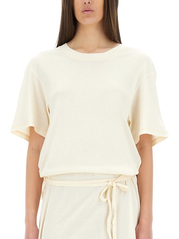 LEMAIRE T-SHIRT DRESS WITH BELT