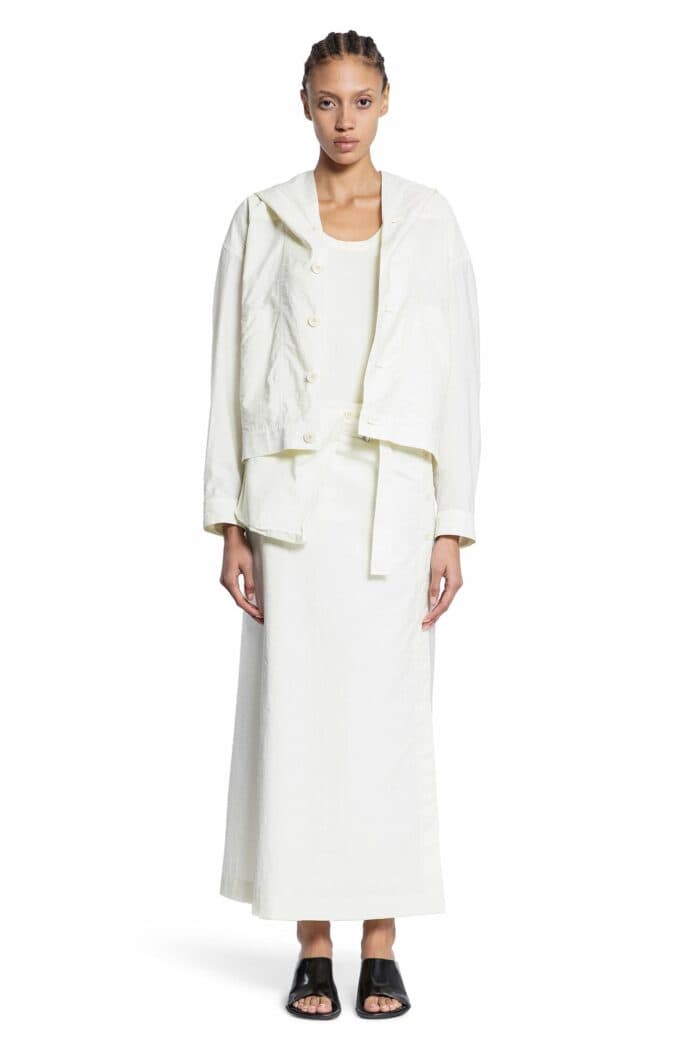 LEMAIRE Technical Cotton Long Wrap Skirt