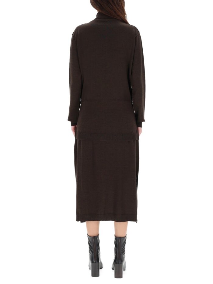 LEMAIRE "TROMPE L'OEIL" MIDI DRESS