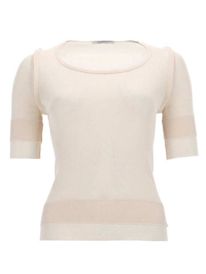 LEMAIRE "TROMPE L'OEIL" VISCOSE AND SILK TOP