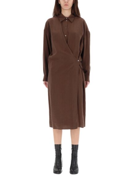 LEMAIRE "TWISTED" MIDI DRESS