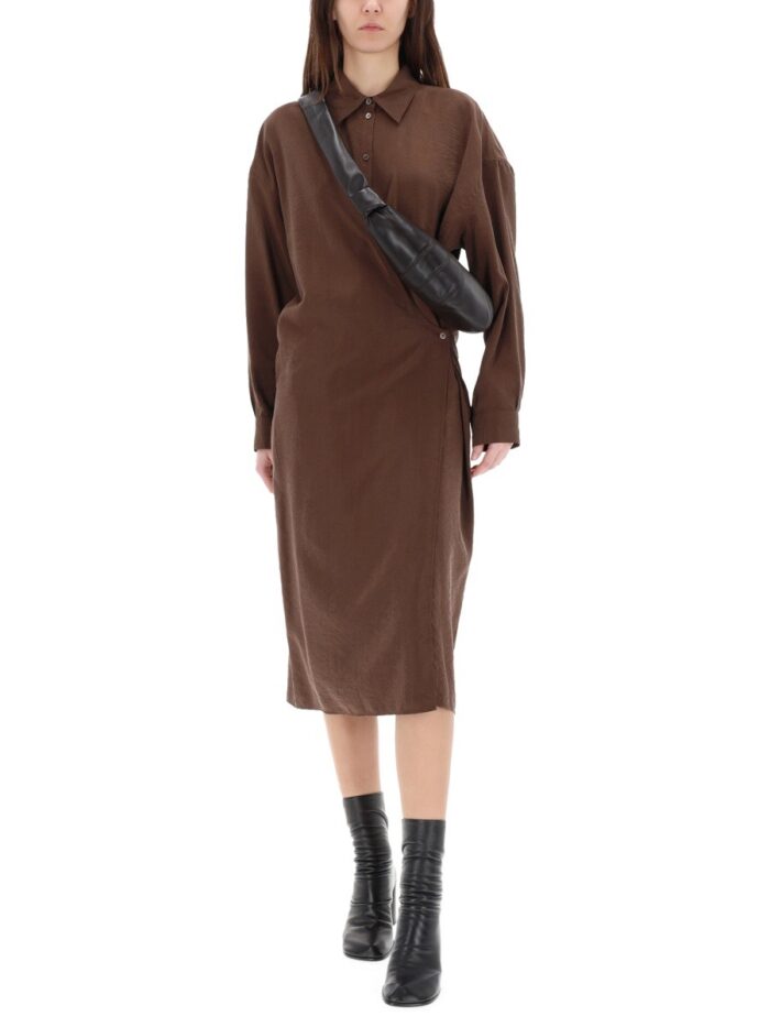 LEMAIRE "TWISTED" MIDI DRESS