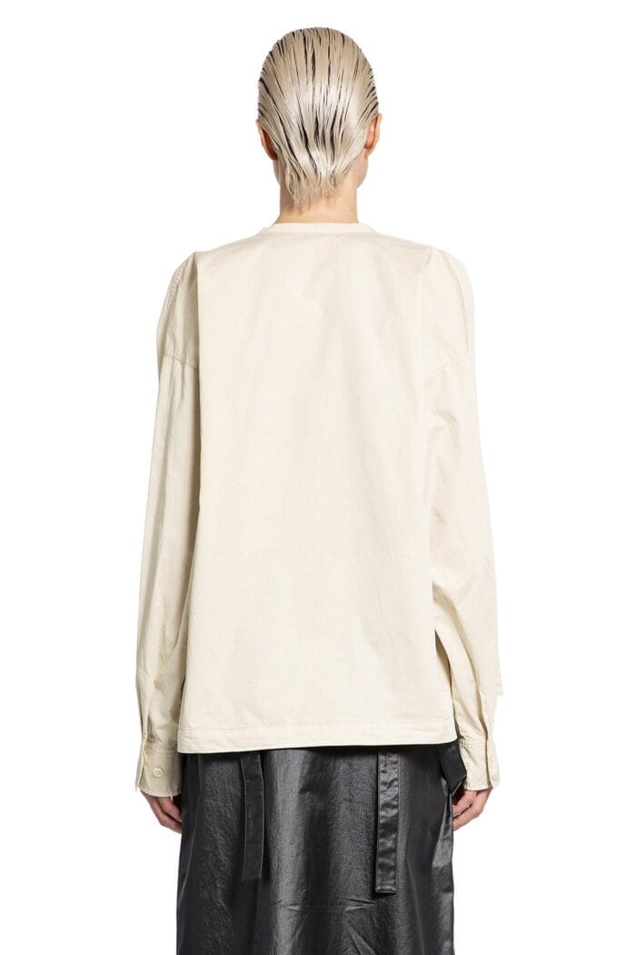 LEMAIRE Twisted Top In Light Cotton Satin