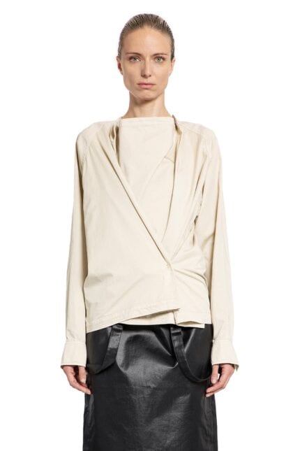 LEMAIRE Twisted Top In Light Cotton Satin