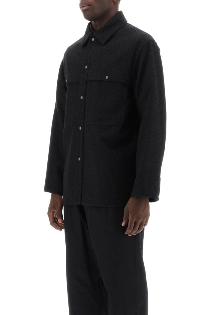 Lemaire Wool-and-cotton Overshirt