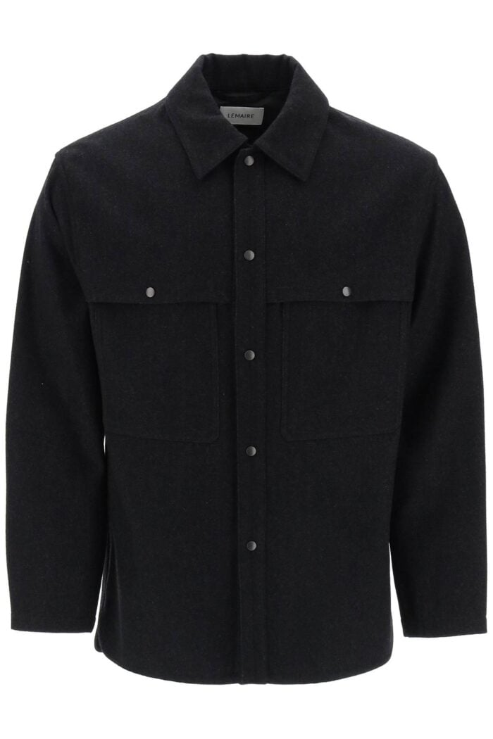 Lemaire Wool-and-cotton Overshirt